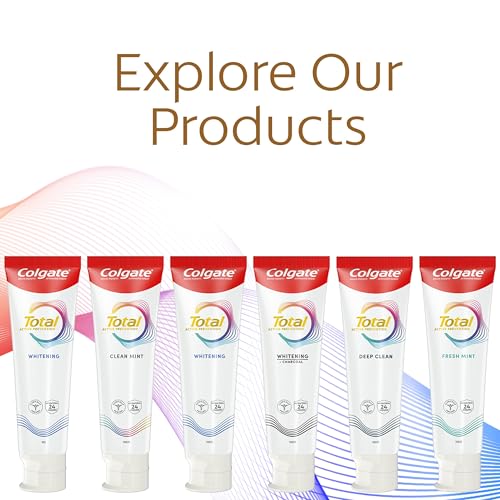 Colgate Total Active Prevention Deep Clean Toothpaste, Anticavity Fluoride Toothpaste, Clinically Proven Fluoride Formula Helps Fight Plaque Bacteria, Mint, 3 Pack, 5.1 oz