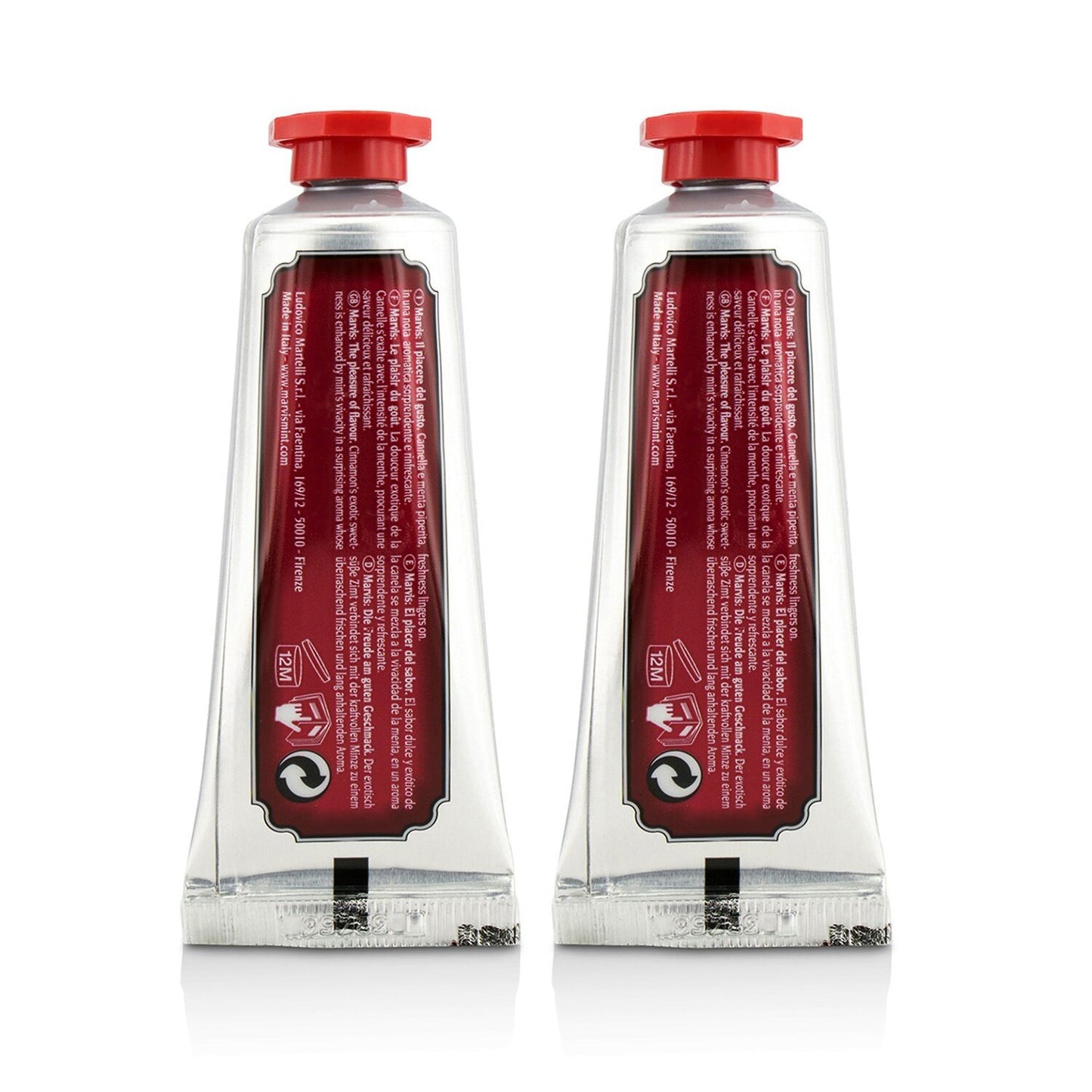 MARVIS - 肉桂薄荷牙膏兩件裝(旅行裝)2x25ml/1.3oz