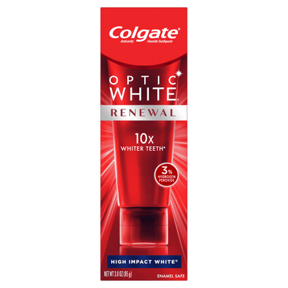 Colgate Optic White Renewal Teeth Whitening Toothpaste;  High Impact White;  3 oz Tube